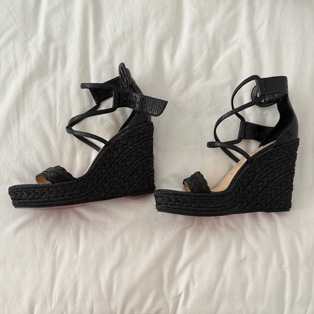 Bodrum Leather Espadrilles Christian louboutin size 39